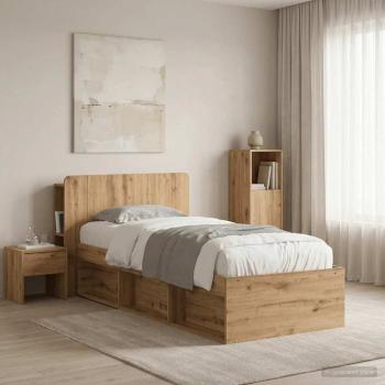 ARDEBO.de - Kopfteil Schrank Artisan-Eiche 80 cm Holzwerkstoff