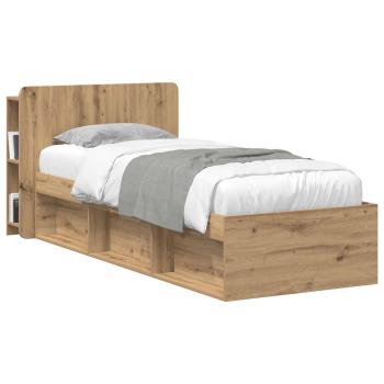 Kopfteil Schrank Artisan-Eiche 80 cm Holzwerkstoff