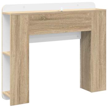 Kopfteil Schrank mit Speicher Sonoma-Eiche Holzwerkstoff
