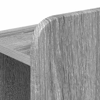 Kopfteil Schrank mit Speicher Graues Sonoma Holzwerkstoff