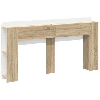 Kopfteil Schrank mit Speicher Sonoma-Eiche Holzwerkstoff