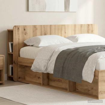 ARDEBO.de - Kopfteil Schrank Artisan-Eiche 140 cm Holzwerkstoff
