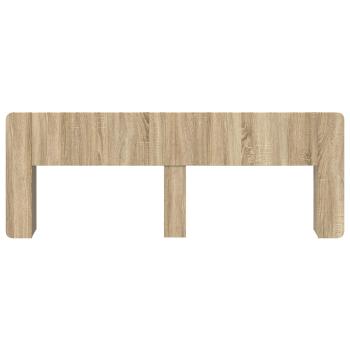 Kopfteil Schrank mit Speicher Sonoma-Eiche Holzwerkstoff