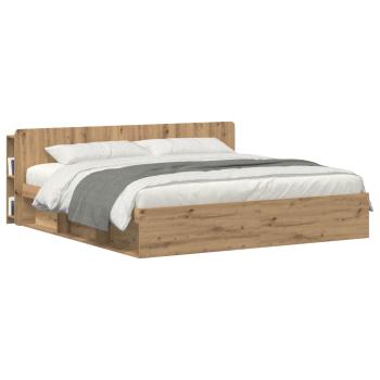 Kopfteil Schrank Artisan-Eiche 180 cm Holzwerkstoff
