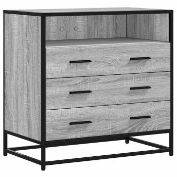 Schubladenschrank Grau Sonoma 70x41x70 cm Holzwerkstoff