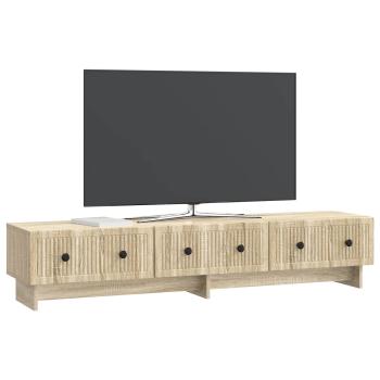 TV-Schränk 147 x 34,5 x 30 cm Sonoma-Eiche Holzwerkstoff