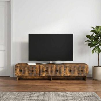 TV-Schränk 147 x 34,5 x 30 cm Räuchereiche Holzwerkstoff