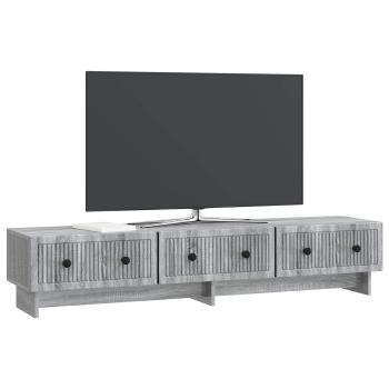 TV-Schränk 147 x 34,5 x 30 cm Sonoma-Grau Holzwerkstoff
