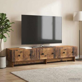 ARDEBO.de - TV-Schränk 147 x 34,5 x 30 cm Altholz Holzwerkstoff