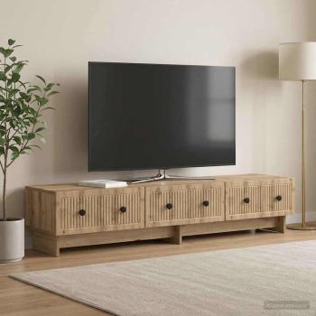 ARDEBO.de - TV-Schränk 147 x 34,5 x 30 cm Artisan-Eiche Holzwerkstoff