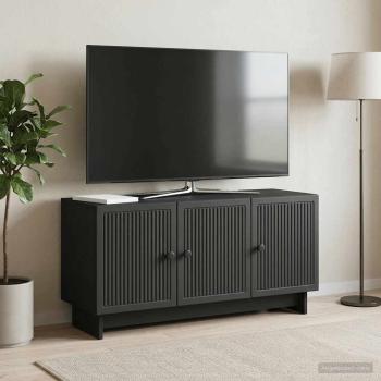 ARDEBO.de - TV-Schränk 99 x 34,5 x 50 cm Schwarz Holzwerkstoff