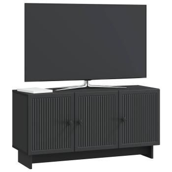 TV-Schränk 99 x 34,5 x 50 cm Schwarz Holzwerkstoff