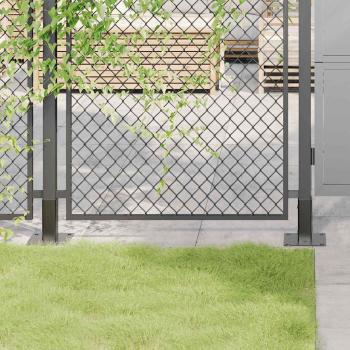 ARDEBO.de - Pfostenträger Quadrat 4 Stk. 46x46mm Pulverbeschichteter Stahl