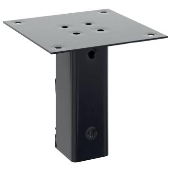 Pfostenträger Quadrat 4 Stk. 46x46mm Pulverbeschichteter Stahl