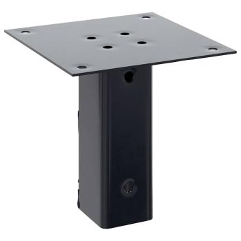Pfostenträger Quadrat 12 Stk. 46x46mm Pulverbeschichteter Stahl