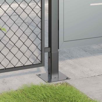 Pfostenträger Quadrat 12 Stk. 51x51mm Pulverbeschichteter Stahl