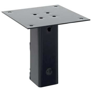 Pfostenträger Quadrat 12 Stk. 51x51mm Pulverbeschichteter Stahl