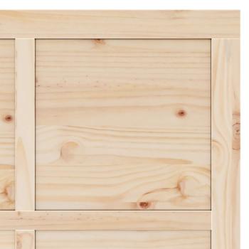 Schiebetür Natur 100 x 208 cm Massives Kiefernholz