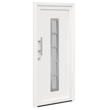 Vordertür 98 x 208 cm PVC Weiß