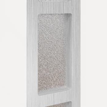 Vordertür 108 x 208 cm PVC Weiß