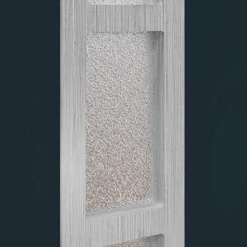 Vordertür 98 x 208 cm PVC Anthrazit