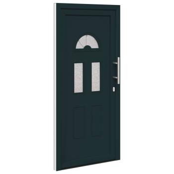 Vordertür 98 x 208 cm PVC Anthrazit