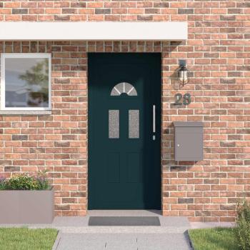 ARDEBO.de - Vordertür 110 x 210 cm PVC Anthrazit