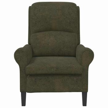 Sessel Armeegrün Kunstleder