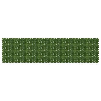 ARDEBO.de - Balkonsichtschutz mit Blättern Grün 400 x 100 cm