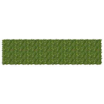 ARDEBO.de - Balkonsichtschutz mit Blättern Grün und Gelb 400 x 100 cm
