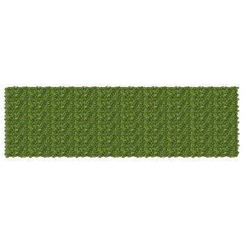 ARDEBO.de - Balkonsichtschutz mit Blättern Grün und Gelb 500 x 150 cm