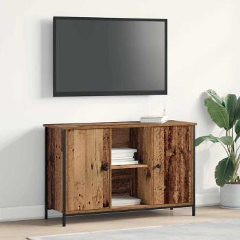 ARDEBO.de - TV-Schrankset 101 x 35 x 65 cm Altholz Holzwerkstoff