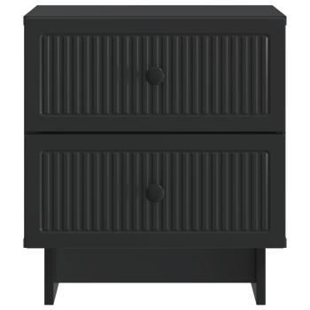 Nachttisch Schwarz 43 x 34,5 x 47,5 cm Holzwerkstoff