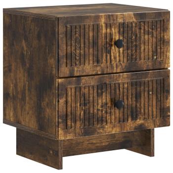 Nachttisch Geräucherte Eiche 43 x 34,5 x 47,5 cm Holzwerkstoff