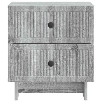 Nachttisch Graues Sonoma 43 x 34,5 x 47,5 cm Holzwerkstoff