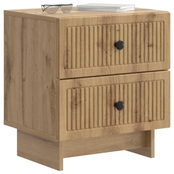 Nachttisch 2 stk. Artisan-Eiche 43 x 34,5 x 47,5 cm