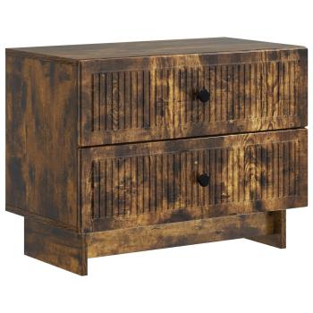 Nachttisch Räuchereiche 62 x 34,5 x 47,5 cm Holzwerkstoff
