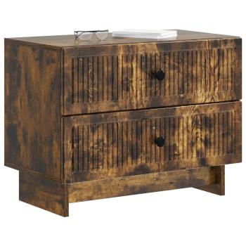 Nachttisch Räuchereiche 62 x 34,5 x 47,5 cm Holzwerkstoff