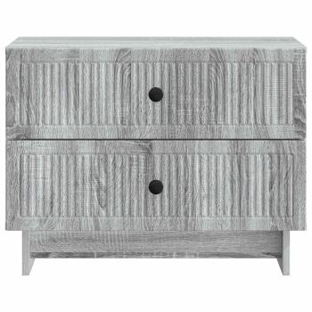 Nachttisch Sonoma-Grau 62 x 34,5 x 47,5 cm Holzwerkstoff