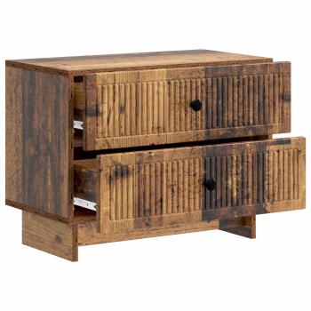 Nachttisch Altholz 62 x 34,5 x 47,5 cm Holzwerkstoff