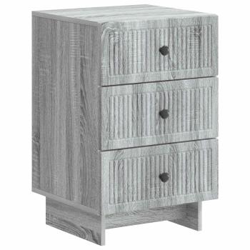 Nachttisch Graues Sonoma 43 x 41 x 66,5 cm Holzwerkstoff