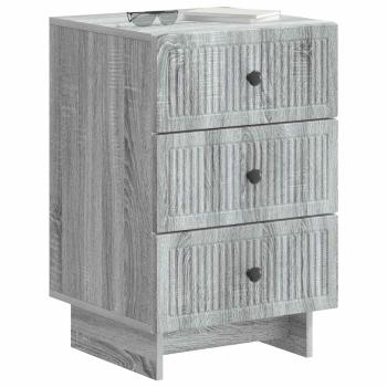 Nachttisch Graues Sonoma 43 x 41 x 66,5 cm Holzwerkstoff