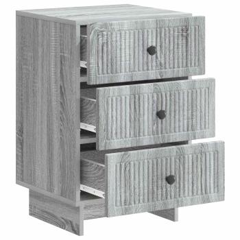 Nachttisch Graues Sonoma 43 x 41 x 66,5 cm Holzwerkstoff