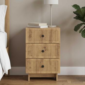 ARDEBO.de - Nachttisch Artisan-Eiche 43 x 41 x 66,5 cm Holzwerkstoff