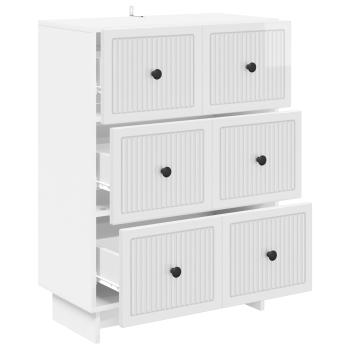 Schubladenschrank 66 x 34,5 x 90 cm Holzwerkstoff