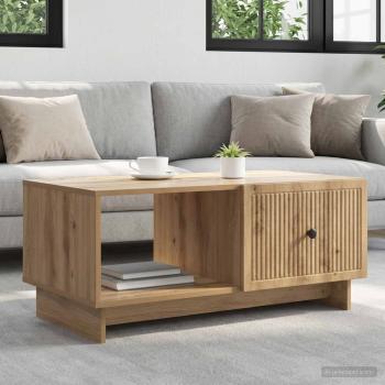ARDEBO.de - Couchtisch Artisan-Eiche 90 x 50 x 40 cm Holzwerkstoff