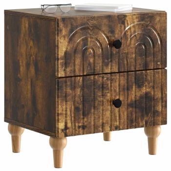 Nachttisch Geräucherte Eiche 43 x 34,5 x 48 cm Holzwerkstoff