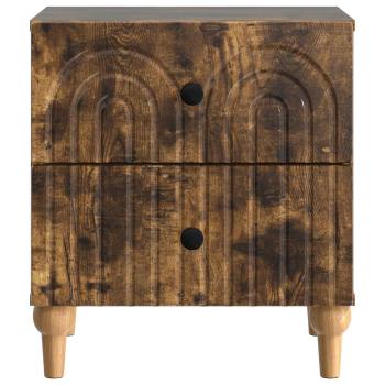 Nachttisch Geräucherte Eiche 43 x 34,5 x 48 cm Holzwerkstoff