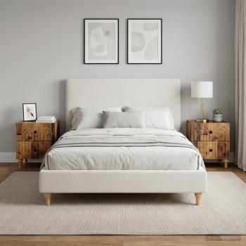 Nachttisch 2 stk. Altholz 43 x 34,5 x 48 cm Holzwerkstoff