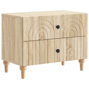 Nachttisch Sonoma-Eiche 62 x 34,5 x 48 cm Holzwerkstoff